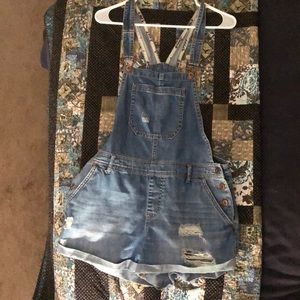 Forever 21 overall shorts